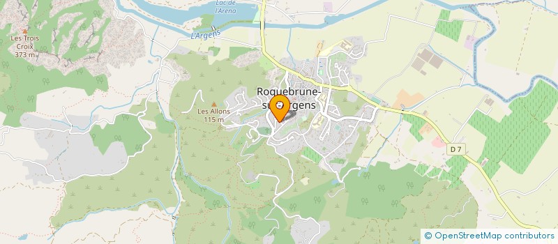 localisation de l'entreprise MONSIEUR JONATHAN CORGERON  ROQUEBRUNE-SUR-ARGENS