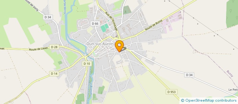 localisation de l'entreprise MONSIEUR JONATHAN CORNE  DUN-SUR-AURON