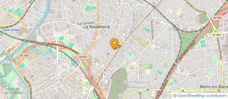 localisation de l'entreprise MONSIEUR JONATHAN CORRIGAN à LA MADELEINE