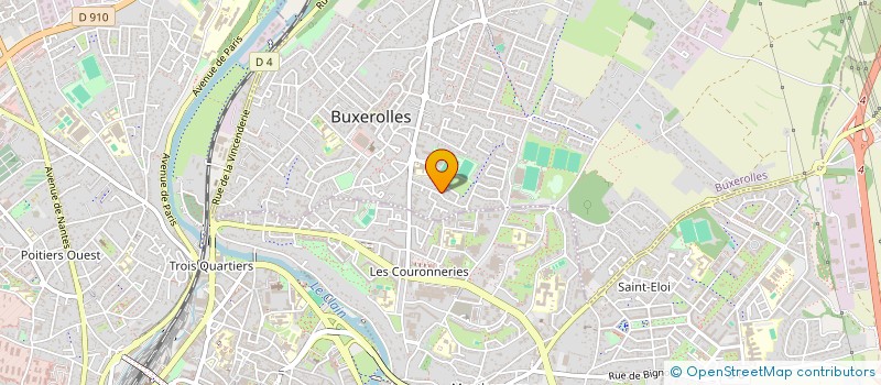 localisation de l'entreprise MONSIEUR JONATHAN COUGNE  BUXEROLLES