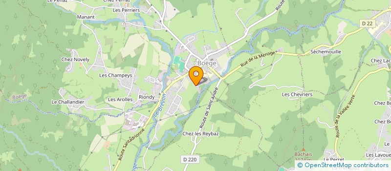 localisation de l'entreprise MONSIEUR JONATHAN COULON  BOEGE