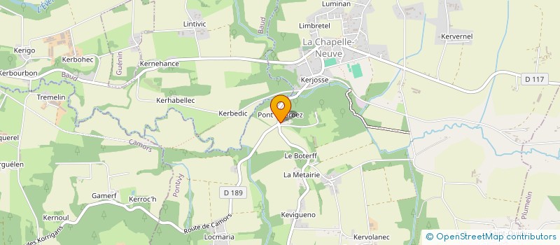 localisation de l'entreprise MONSIEUR JONATHAN COURBOULES  LA CHAPELLE-NEUVE