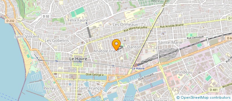 localisation de l'entreprise MONSIEUR JONATHAN COUSIN à LE HAVRE