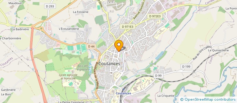 localisation de l'entreprise MONSIEUR JONATHAN COUSSAUTIEN  COUTANCES