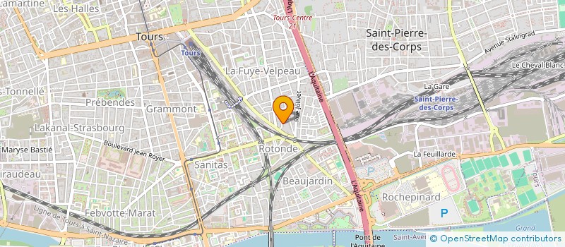 localisation de l'entreprise MONSIEUR JONATHAN CREUSOT  TOURS