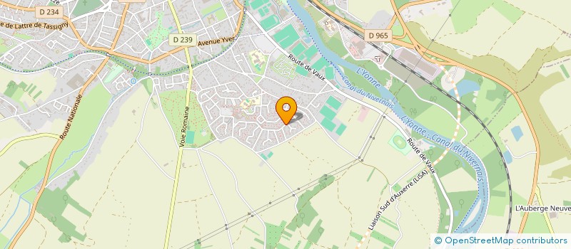 localisation de l'entreprise MONSIEUR JONATHAN CRINQUAND à AUXERRE