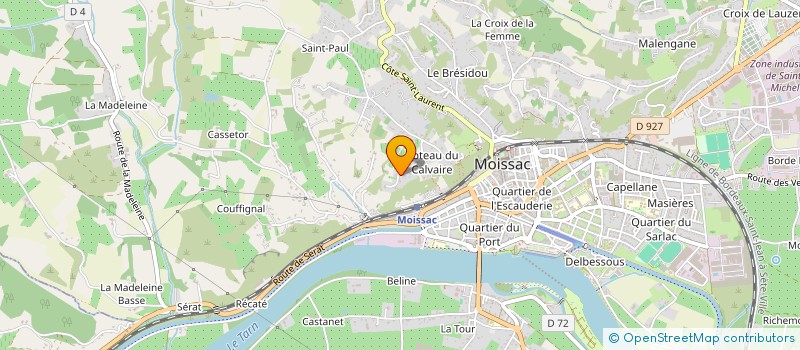 localisation de l'entreprise MONSIEUR JONATHAN CUNLIFFE  MOISSAC