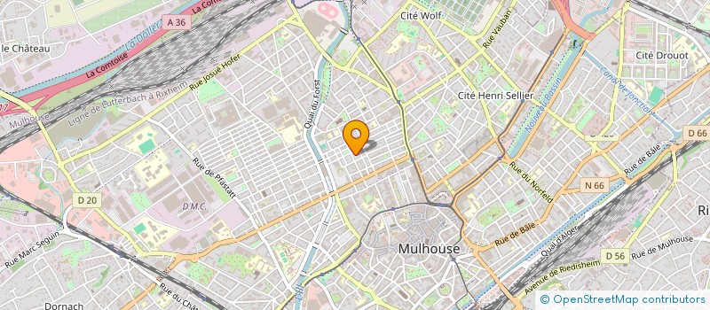 localisation de l'entreprise MONSIEUR JONATHAN CURADO  MULHOUSE