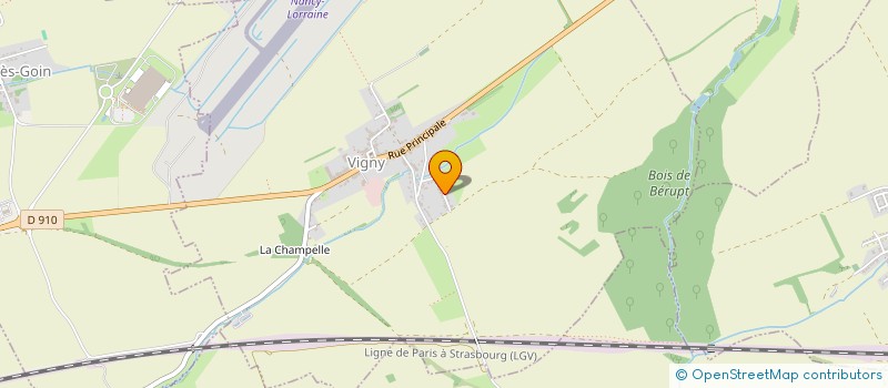 localisation de l'entreprise MONSIEUR JONATHAN CUSSEAU  VIGNY