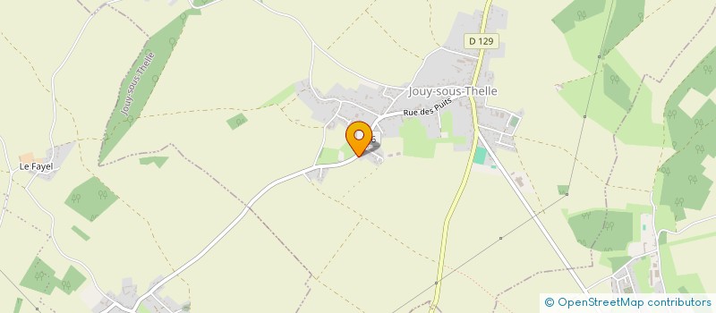 localisation de l'entreprise MONSIEUR JONATHAN DA COSTA  JOUY-SOUS-THELLE