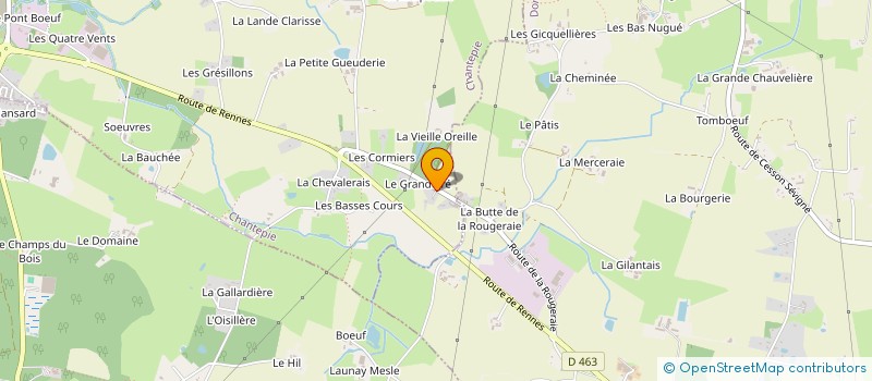 localisation de l'entreprise MONSIEUR JONATHAN DA ROCHA  CHANTEPIE