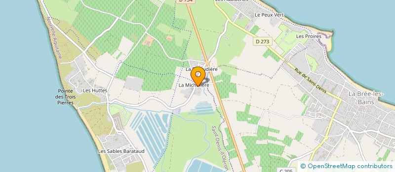 localisation de l'entreprise MONSIEUR JONATHAN DA ROCHA  SAINT-DENIS-D'OLERON