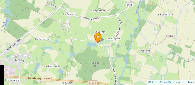 localisation de l'entreprise MONSIEUR JONATHAN DA SILVA DEVAUD  BOUHANS