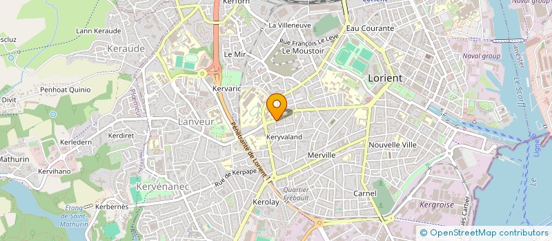 localisation de l'entreprise MONSIEUR JONATHAN DAMIENS à LORIENT