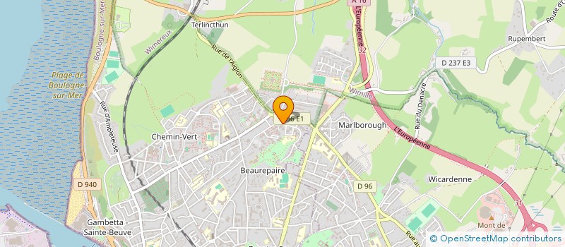 localisation de l'entreprise MONSIEUR JONATHAN DANZE  BOULOGNE-SUR-MER