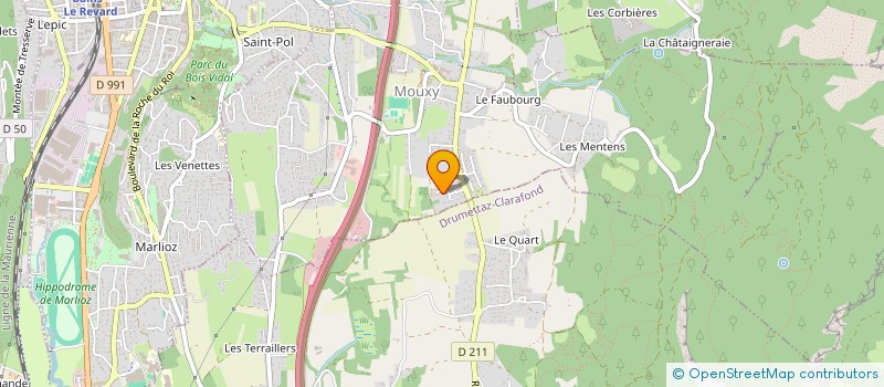 localisation de l'entreprise MONSIEUR JONATHAN DE BONA  MOUXY