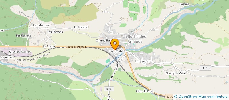 localisation de l'entreprise MONSIEUR JONATHAN DE NARDO  LA ROCHE-DES-ARNAUDS