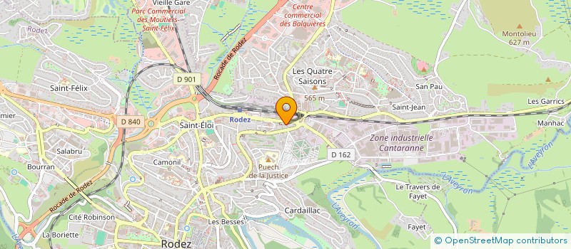 localisation de l'entreprise MONSIEUR JONATHAN DE OLIVEIRA  RODEZ