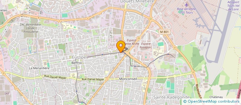 localisation de l'entreprise MONSIEUR JONATHAN DE OLIVEIRA  TOURS