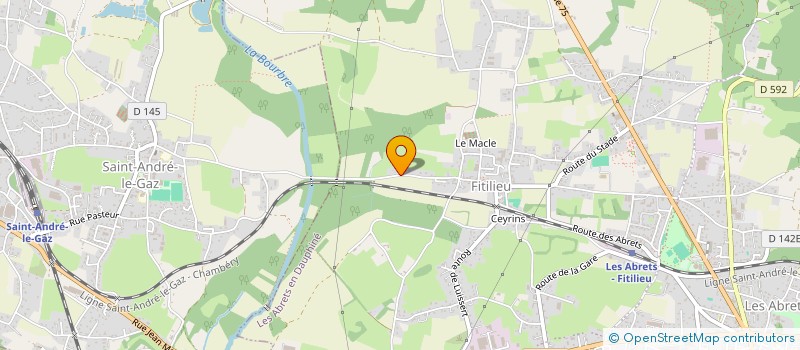 localisation de l'entreprise MONSIEUR JONATHAN DE-VRIEZE  LES ABRETS EN DAUPHINE