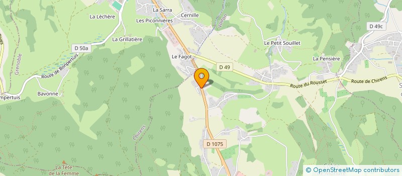 localisation de l'entreprise MONSIEUR JONATHAN DEARDEN  VOIRON