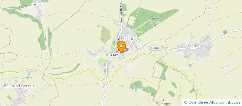 localisation de l'entreprise MONSIEUR JONATHAN DEBACKER  FRICOURT