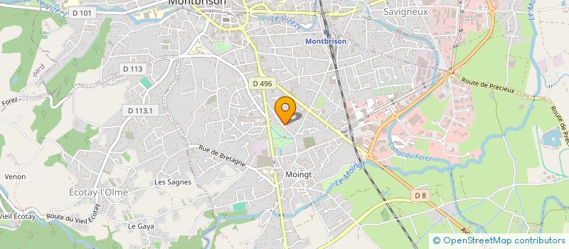 localisation de l'entreprise MONSIEUR JONATHAN DEBARD  MONTBRISON