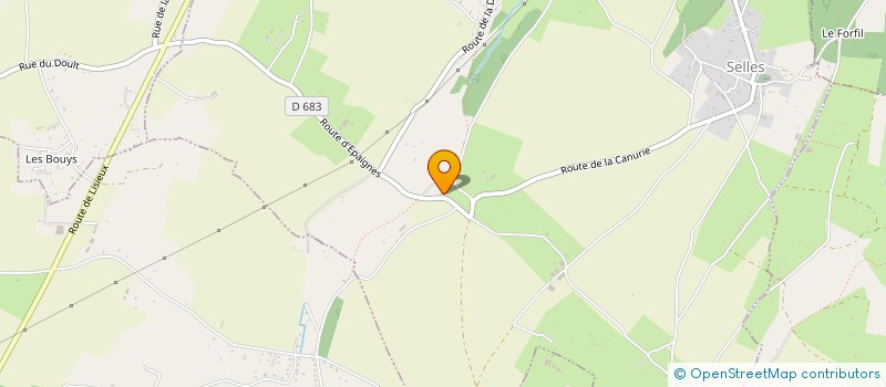 localisation de l'entreprise MONSIEUR JONATHAN DECAUX  SELLES