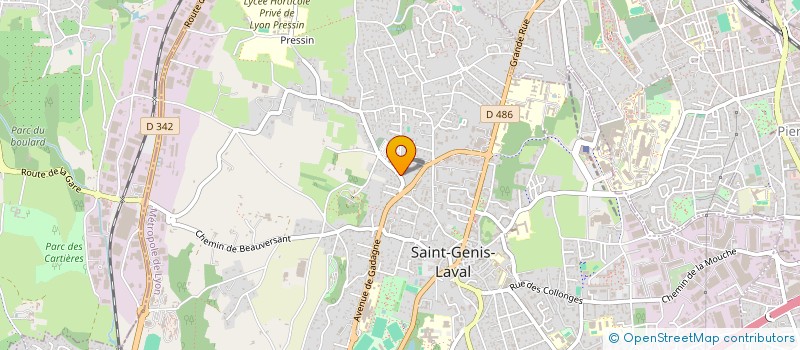 localisation de l'entreprise MONSIEUR JONATHAN DECUYPERE  SAINT-GENIS-LAVAL