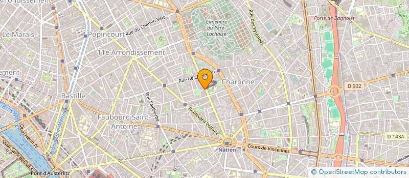 localisation de l'entreprise MONSIEUR JONATHAN DELACHAIR  PARIS