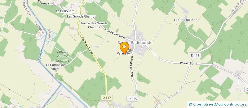 localisation de l'entreprise MONSIEUR JONATHAN DELAGE  PLASSAY