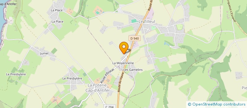 localisation de l'entreprise MONSIEUR JONATHAN DELAHAIS  LE TILLEUL