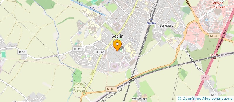 localisation de l'entreprise MONSIEUR JONATHAN DELATTRE à SECLIN