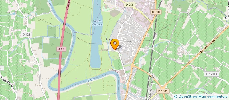 localisation de l'entreprise MONSIEUR JONATHAN DELAUNAY  LIBOURNE