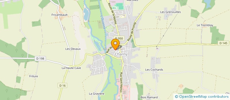 localisation de l'entreprise MONSIEUR JONATHAN DELAVAULT à CHARNY OREE DE PUISAYE