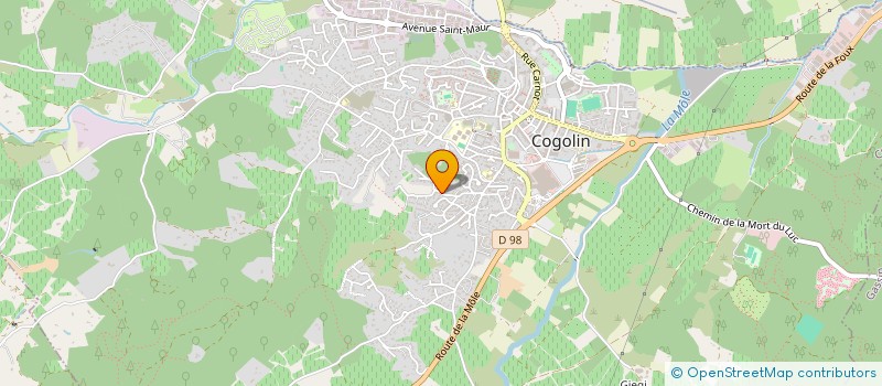localisation de l'entreprise MONSIEUR JONATHAN DELBOS à COGOLIN