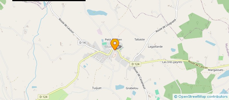 localisation de l'entreprise MONSIEUR JONATHAN DELEBECQUE  MONBAHUS