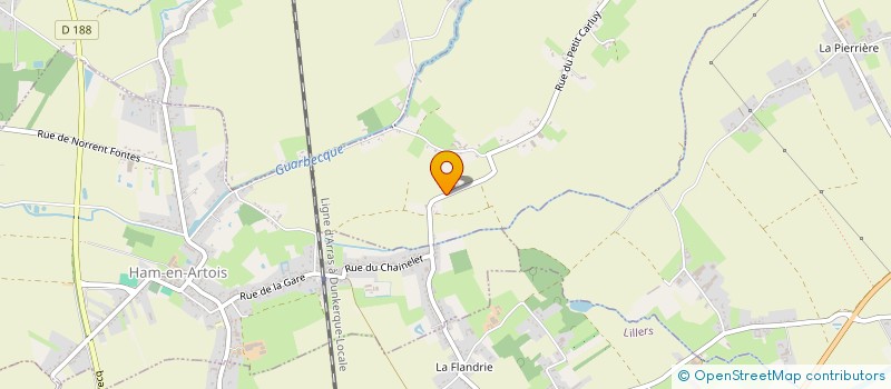 localisation de l'entreprise MONSIEUR JONATHAN DEMARCQ  GUARBECQUE