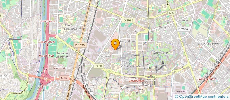 localisation de l'entreprise MONSIEUR JONATHAN DENEUCHE à GRENOBLE