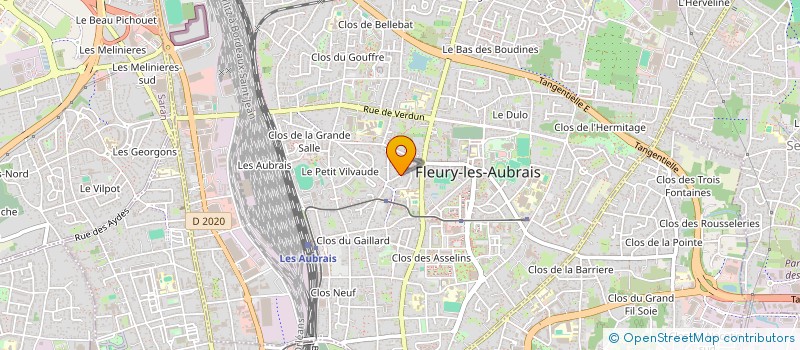 localisation de l'entreprise MONSIEUR JONATHAN DENIS à FLEURY-LES-AUBRAIS