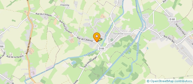 localisation de l'entreprise MONSIEUR JONATHAN DEPRES  NIVELLE