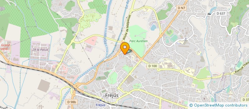 localisation de l'entreprise MONSIEUR JONATHAN DERASSE à FREJUS