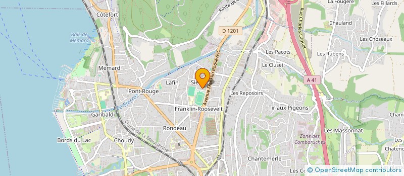 localisation de l'entreprise MONSIEUR JONATHAN DESBOIS  AIX-LES-BAINS