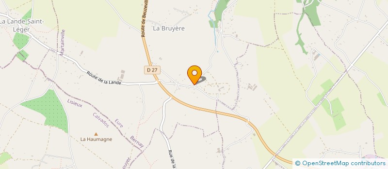 localisation de l'entreprise MONSIEUR JONATHAN DESCHAMPS  MARTAINVILLE