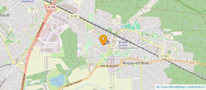 localisation de l'entreprise MONSIEUR JONATHAN DESCHAMPS  ROISSY-EN-BRIE