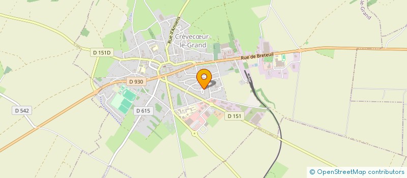 localisation de l'entreprise MONSIEUR JONATHAN DESLORIERS  CREVECUR-LE-GRAND