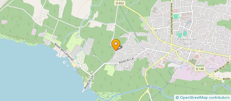 localisation de l'entreprise MONSIEUR JONATHAN DESPONS  PARENTIS-EN-BORN