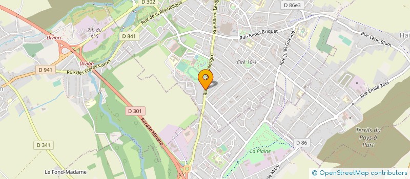 localisation de l'entreprise MONSIEUR JONATHAN DETRES  BRUAY-LA-BUISSIERE