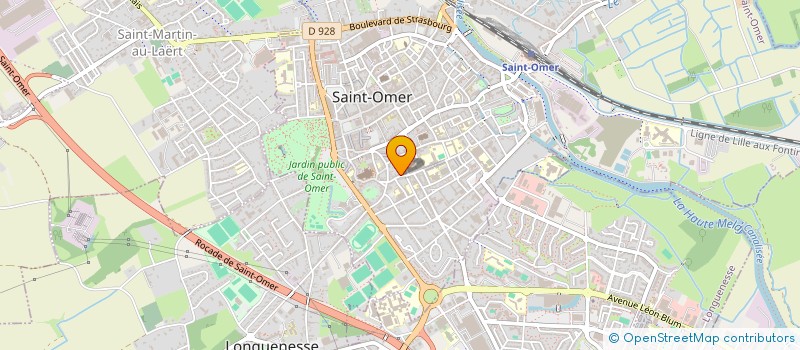 localisation de l'entreprise MONSIEUR JONATHAN DEWEERDT  SAINT-OMER