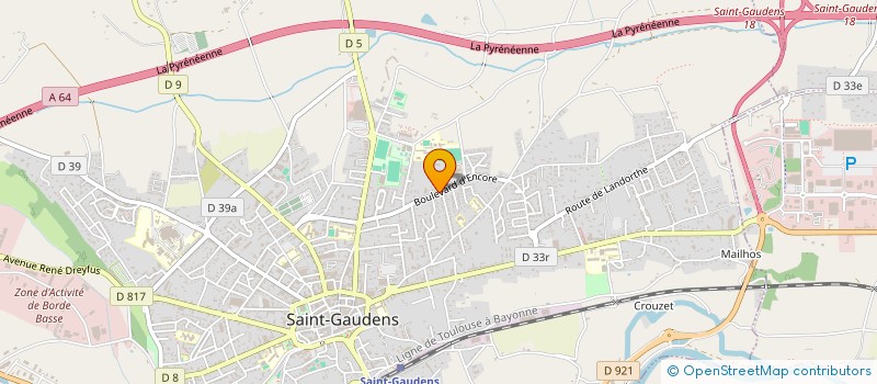 localisation de l'entreprise MONSIEUR JONATHAN DIAZ  SAINT-GAUDENS